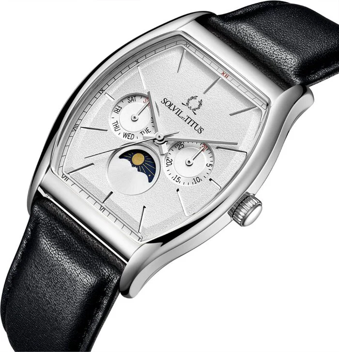 Barista Multi-Function with Day Night Indicator Quartz Leather Watch (W06-03323-001) - Image 2