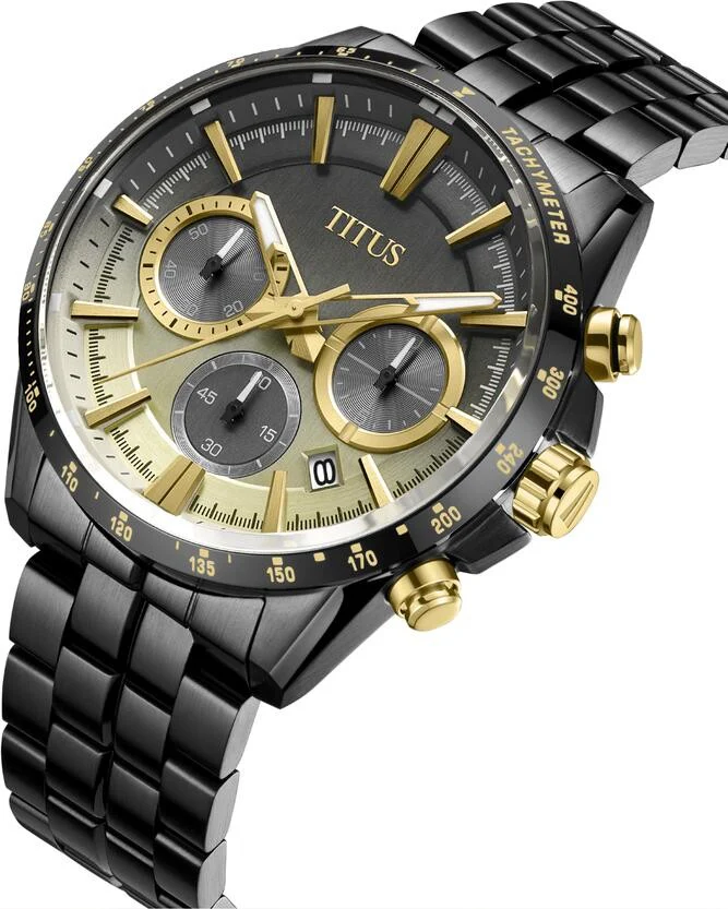 Saber Chronograph Quartz Stainless Steel Watch (W06-03327-005) - Image 2