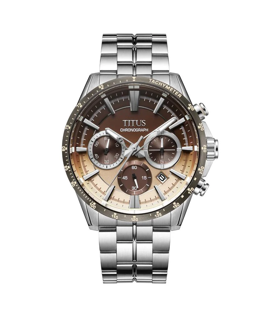 Saber Chronograph Quartz Stainless Steel Watch (W06-03337-015)