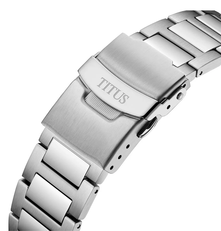 Modernist Chronograph Quartz Stainless Steel Watch (W06-03338-005) - Image 4