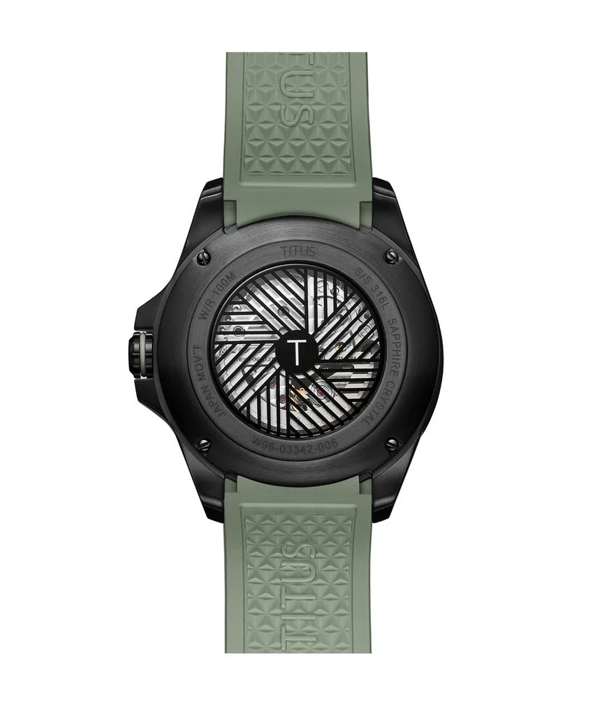 Quest Multi-Function Mechanical Silicone Watch (W06-03342-006) - Image 3