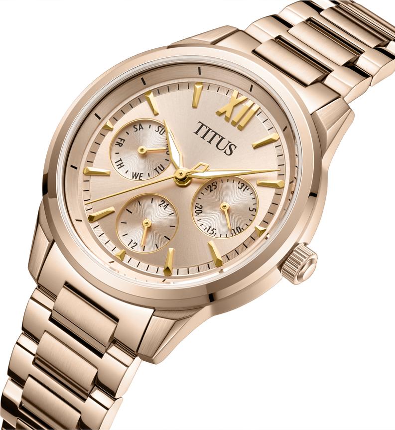 Fashionista Multi-Function Quartz Stainless Steel Watch  W06-03346-007 - Image 2