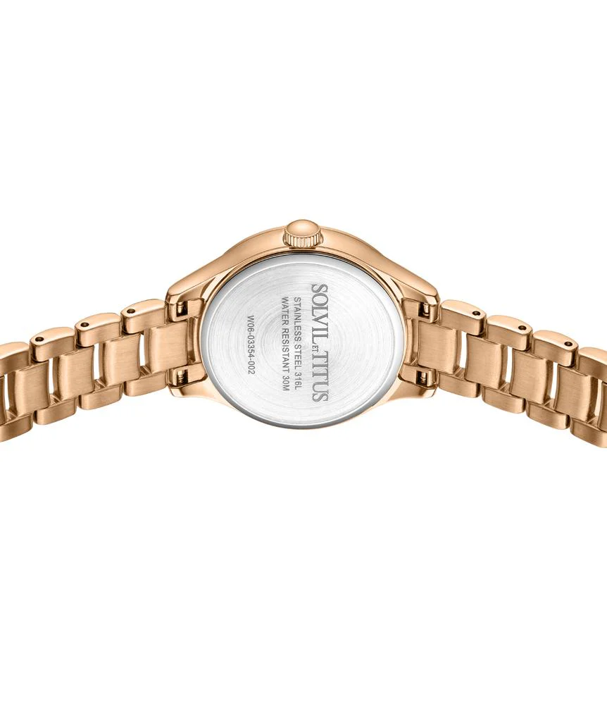 Fair Lady 3 Hands Date Quartz Stainless Steel Watch W06-03354-002 - Image 3