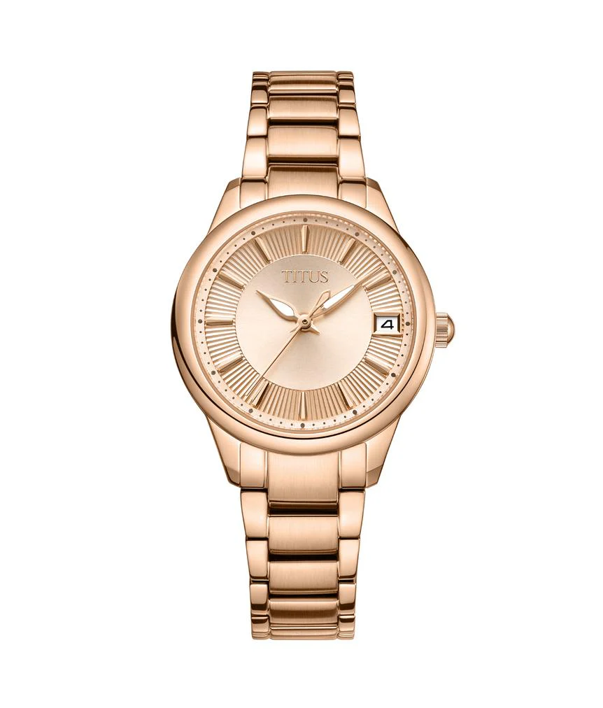 Fashionista 3 Hands Date Quartz Stainless Steel Watch  W06-03373-003