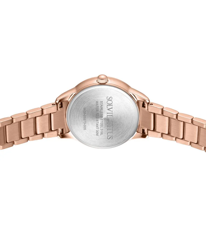 Fashionista 3 Hands Date Quartz Stainless Steel Watch W06-03373-005 - Image 3