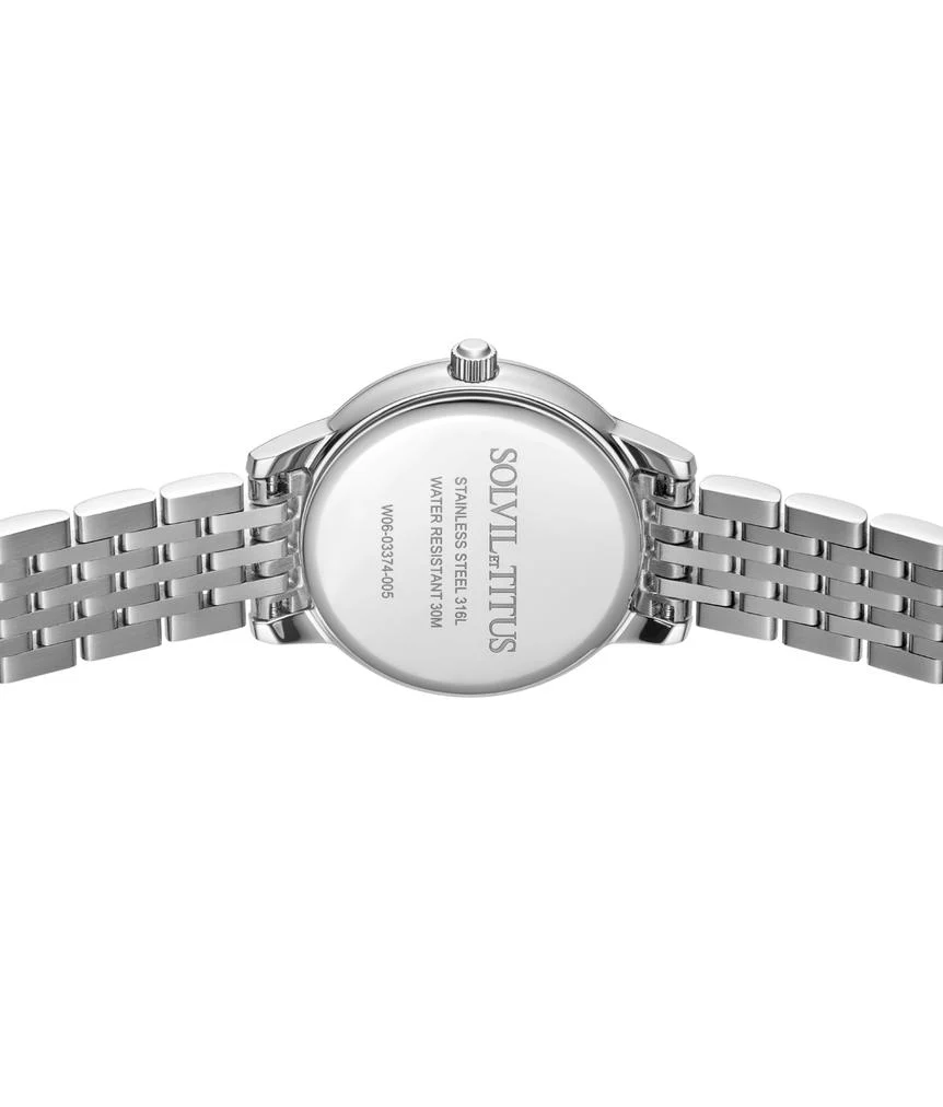 Fair Lady 3 Hands Quartz Stainless Steel Watch W06-03374-005 - Image 3