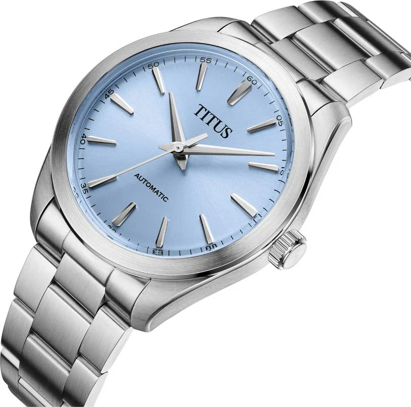 Cervus 3 Hands Mechanical Stainless Steel Watch W06-03403-002 - Image 2