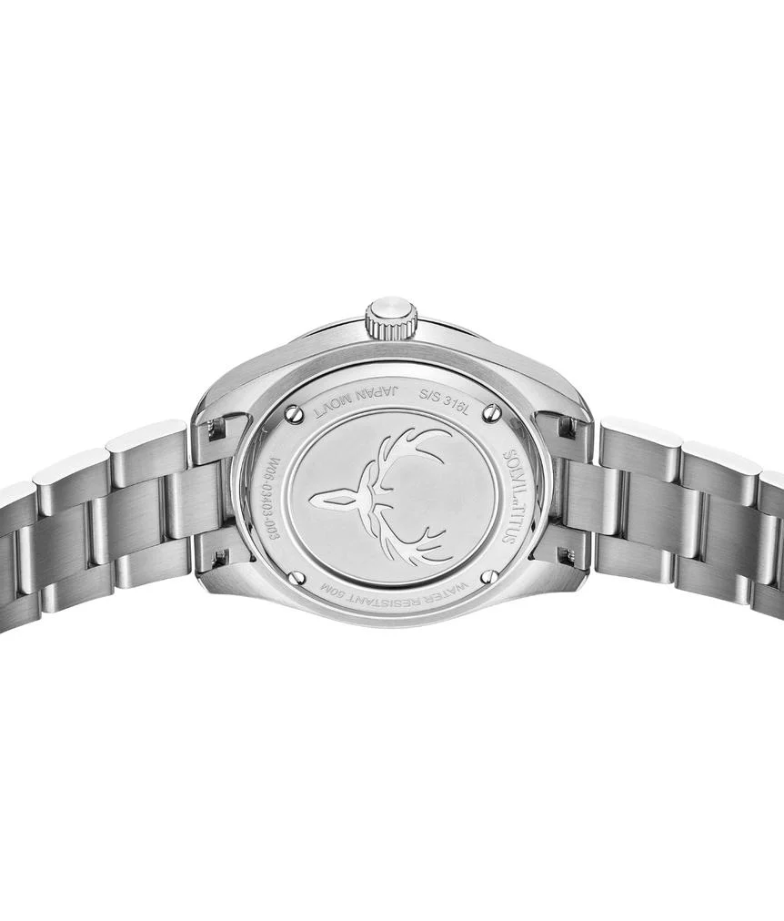 Cervus 3 Hands Mechanical Stainless Steel Watch  W06-03403-003 - Image 3